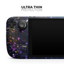 Swirling Multicolor Star Explosion // Vinyl Skin Wrap for Steam Deck OLED & Steam Deck (LCD) — Soft Matte or Ultra Gloss