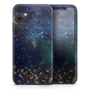 Swirling Multicolor Star Explosion - Vinyl Skin Wrap for iPhone 17 Pro Max, 17 Pro, 17 Air, 17, 16 & All Models — Soft Matte or Ultra Gloss