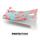 Swirling Pink and Mint Acrylic Marble - Premium Protective Decal Skin-Kit for the Apple Credit Card