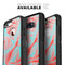 Swirling Pink and Mint Acrylic Marble - Skin Kit for the iPhone OtterBox Cases