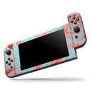 Swirling Pink and Mint Acrylic Marble // Skin Decal Wrap Kit for Nintendo Switch Console & Dock, Joy-Cons, Pro Controller, Lite, 3DS XL, 2DS XL, DSi, or Wii - Vinyl Skin Wrap for Nintendo Switch 2, OLED, Lite, Pro Controller, Wii & Classic Handhelds