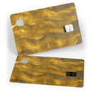 Swirly Golden Fur - Premium Protective Decal Skin-Kit for the Apple Credit Card