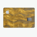 Swirly Golden Fur - Premium Protective Decal Skin-Kit for the Apple Credit Card