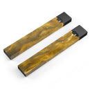 Swirly Golden Fur - Premium Decal Protective Skin-Wrap Sticker compatible with the Juul Labs vaping device