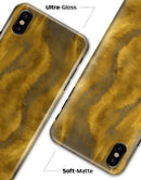 Swirly Golden Fur - iPhone X Clipit Case