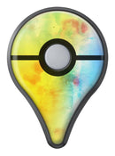 Switched Yellow Absorbed Watercolor Texture Pokémon GO Plus Vinyl Protective Decal Skin Kit