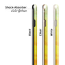 Switched Yellow Absorbed Watercolor Texture iPhone 6/6s or 6/6s Plus 2-Piece Hybrid INK-Fuzed Case