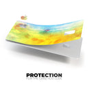 Switched Yellow Absorbed Watercolor Texture - Premium Protective Decal Skin-Kit for the Apple Credit Card
