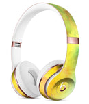 Switched Yellow Absorbed Watercolor Texture Full-Body Skin Kit for the Beats by Dre Solo 3 Wireless Headphones