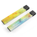 Switched Yellow Absorbed Watercolor Texture - Premium Decal Protective Skin-Wrap Sticker compatible with the Juul Labs vaping device