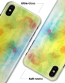 Switched Yellow Absorbed Watercolor Texture - iPhone X Clipit Case