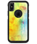 Switched Yellow Absorbed Watercolor Texture - iPhone X OtterBox Case & Skin Kits