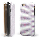 TIny Purple Watercolor Polka Dots iPhone 6/6s or 6/6s Plus 2-Piece Hybrid INK-Fuzed Case
