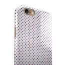 TIny Purple Watercolor Polka Dots iPhone 6/6s or 6/6s Plus 2-Piece Hybrid INK-Fuzed Case