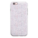 TIny Purple Watercolor Polka Dots iPhone 6/6s or 6/6s Plus 2-Piece Hybrid INK-Fuzed Case