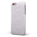 TIny Purple Watercolor Polka Dots iPhone 6/6s or 6/6s Plus 2-Piece Hybrid INK-Fuzed Case