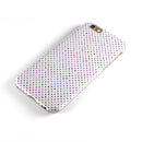 TIny Purple Watercolor Polka Dots iPhone 6/6s or 6/6s Plus 2-Piece Hybrid INK-Fuzed Case