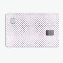 TIny Purple Watercolor Polka Dots - Premium Protective Decal Skin-Kit for the Apple Credit Card