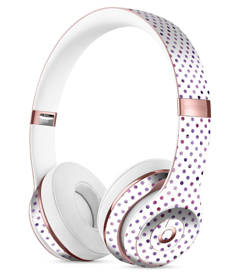 TIny Purple Watercolor Polka Dots Full-Body Skin Kit for the Beats by Dre Solo 3 Wireless Headphones