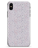 TIny Purple Watercolor Polka Dots - iPhone X Clipit Case