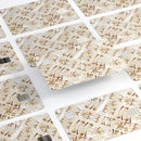 Tan Brush Strokes of Gold - Premium Protective Decal Skin-Kit for the Apple Credit Card