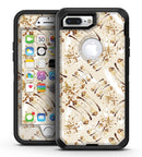 Tan Brush Strokes of Gold - iPhone 7 Plus/8 Plus OtterBox Case & Skin Kits