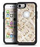 Tan Brush Strokes of Gold - iPhone 7 or 8 OtterBox Case & Skin Kits