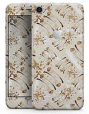 Tan Brush Strokes of Gold - Skin-kit for the iPhone 8 or 8 Plus