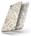 Tan Brush Strokes of Gold - Skin-kit for the iPhone 8 or 8 Plus
