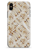 Tan Brush Strokes of Gold - iPhone X Clipit Case