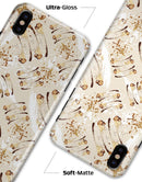 Tan Brush Strokes of Gold - iPhone X Clipit Case