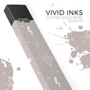Tan Doodles with Lightning - Premium Decal Protective Skin-Wrap Sticker compatible with the Juul Labs vaping device
