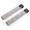 Tan Doodles with Lightning - Premium Decal Protective Skin-Wrap Sticker compatible with the Juul Labs vaping device