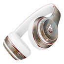 Tan and Golden Scratched Surface Full-Body Skin Kit for the Beats by Dre Solo 3 Wireless Headphones
