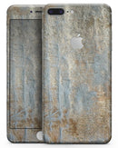 Tan and Golden Scratched Surface - Skin-kit for the iPhone 8 or 8 Plus