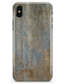 Tan and Golden Scratched Surface - iPhone X Clipit Case