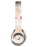 Tan and White Faded Paint Over Planks Full-Body Skin Kit for the Beats by Dre Solo 3 Wireless Headphones