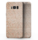 Tangerine Grunge Floral Pattern - Samsung Galaxy S8 Full-Body Skin Kit