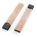 Tangerine Grunge Floral Pattern - Premium Decal Protective Skin-Wrap Sticker compatible with the Juul Labs vaping device