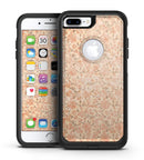 Tangerine Grunge Floral Pattern - iPhone 7 or 7 Plus Commuter Case Skin Kit