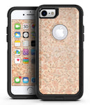 Tangerine Grunge Floral Pattern - iPhone 7 or 8 OtterBox Case & Skin Kits