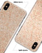 Tangerine Grunge Floral Pattern - iPhone X Clipit Case