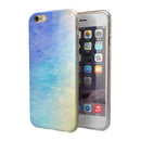 Teal 42234 Absorbed Watercolor Texture iPhone 6/6s or 6/6s Plus 2-Piece Hybrid INK-Fuzed Case