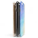 Teal 42234 Absorbed Watercolor Texture iPhone 6/6s or 6/6s Plus 2-Piece Hybrid INK-Fuzed Case