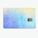 Teal 42234 Absorbed Watercolor Texture - Premium Protective Decal Skin-Kit for the Apple Credit Card