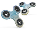 Teal 42234 Absorbed Watercolor Texture Full-Body Fidget Spinner Skin-Kit