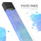 Teal 42234 Absorbed Watercolor Texture - Premium Decal Protective Skin-Wrap Sticker compatible with the Juul Labs vaping device