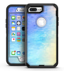 Teal 42234 Absorbed Watercolor Texture - iPhone 7 Plus/8 Plus OtterBox Case & Skin Kits
