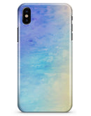 Teal 42234 Absorbed Watercolor Texture - iPhone X Clipit Case
