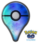 Teal 424 Absorbed Watercolor Texture Pokémon GO Plus Vinyl Protective Decal Skin Kit